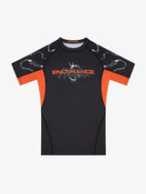 Manto Endurance Rash Guard Black, front view