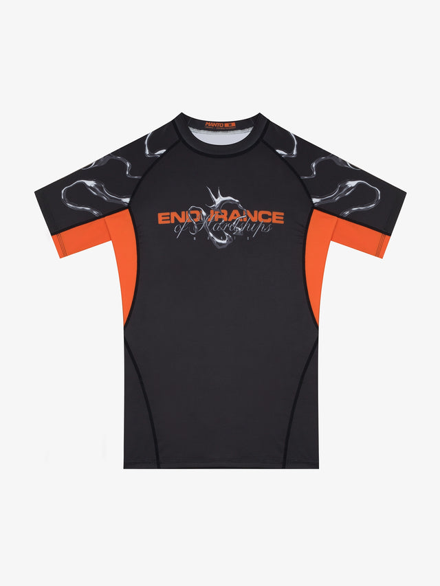 Manto Endurance Rash Guard Black, front view