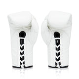 Fairtex BGL6 Lace-Up Competition Boxing Gloves White