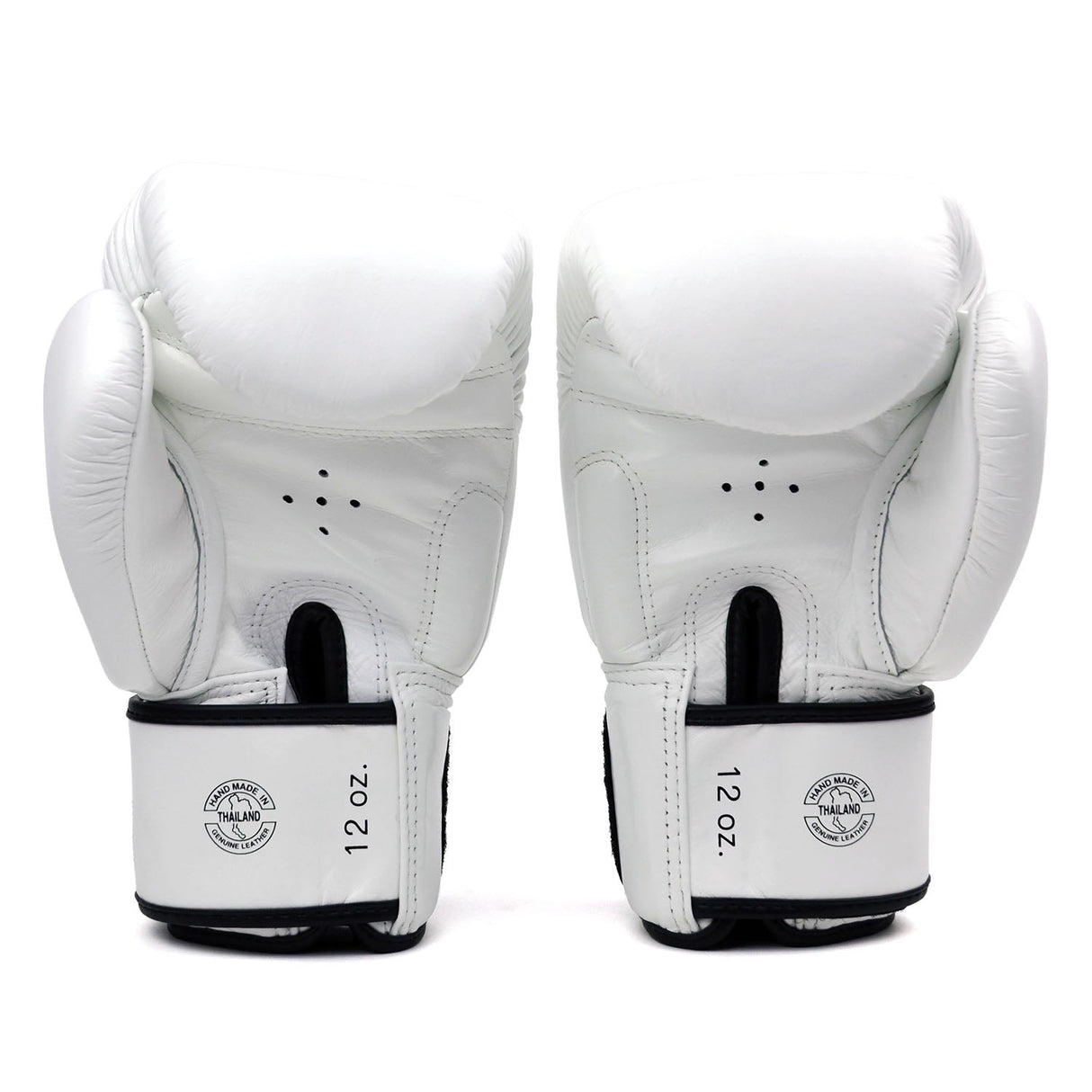Fairtex BGV19 Deluxe Tight-Fit Boxing Gloves White