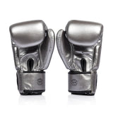 Fairtex BGV1C-PLUS Microfibre Boxing Gloves Gun Metallic