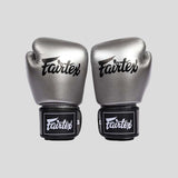 Fairtex BGV1C-PLUS Microfibre Boxing Gloves Gun Metallic