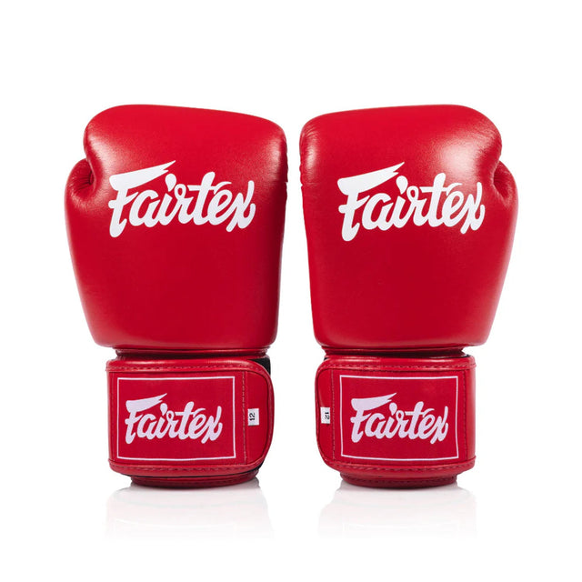 Fairtex BGV1C-PLUS Microfibre Boxing Gloves Red