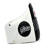 Fairtex BPV1 Standard Leather Belly Pad White/Black