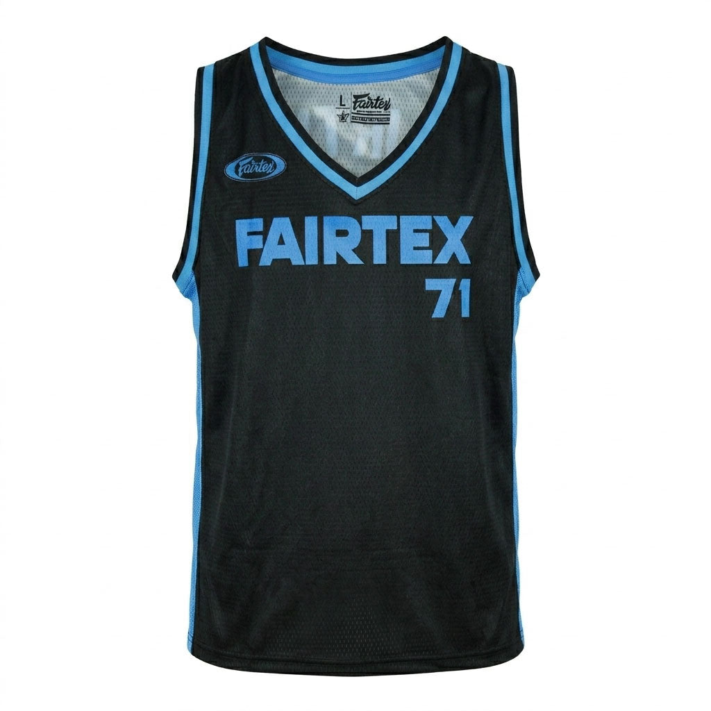 Fairtex JS27 Basketball Jersey Black/Blue