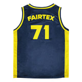 Fairtex JS27 Basketball Jersey Navy/Yellow