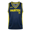 Fairtex JS27 Basketball Jersey Navy/Yellow