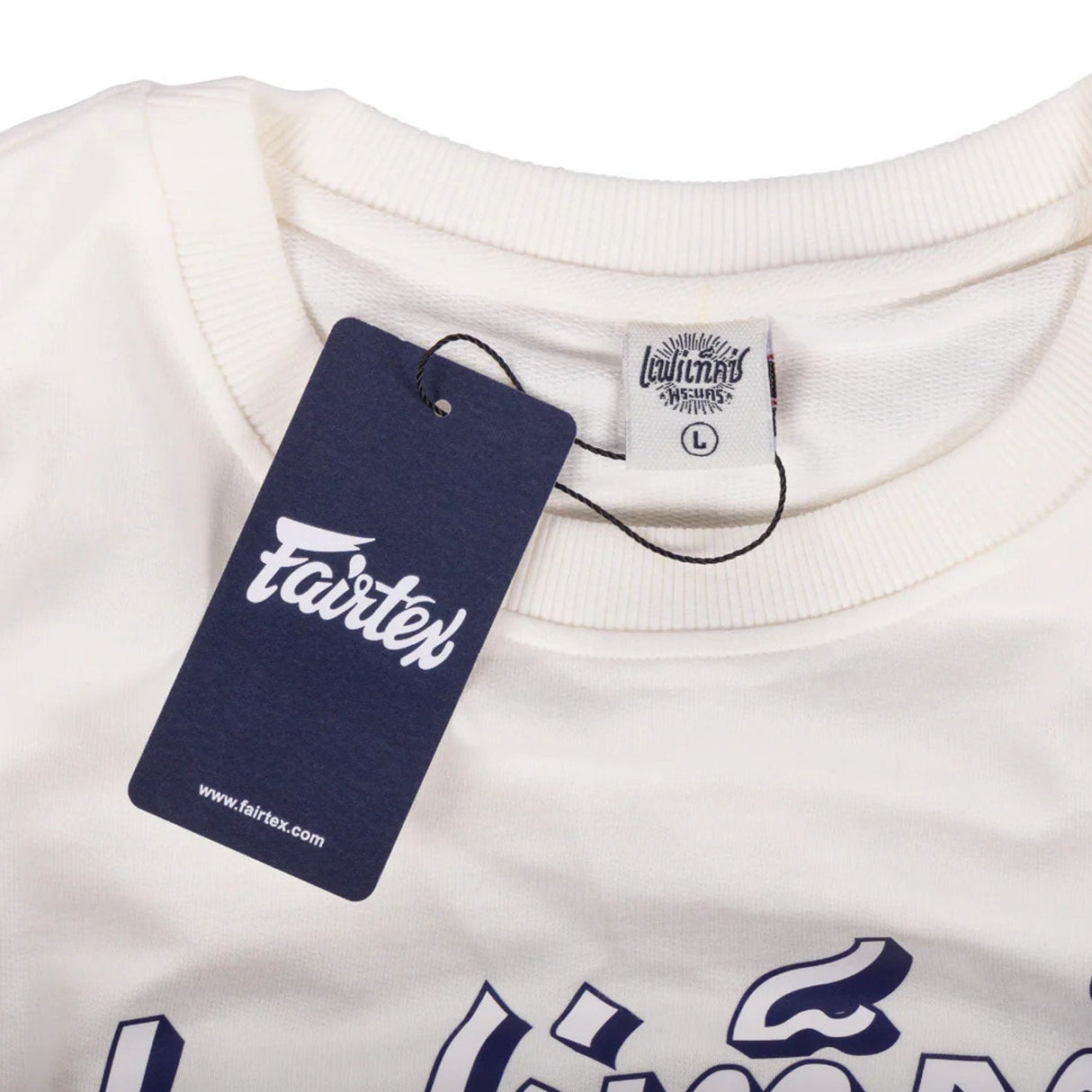 Fairtex TST335 French Terry T-Shirt Phra Nakhon White