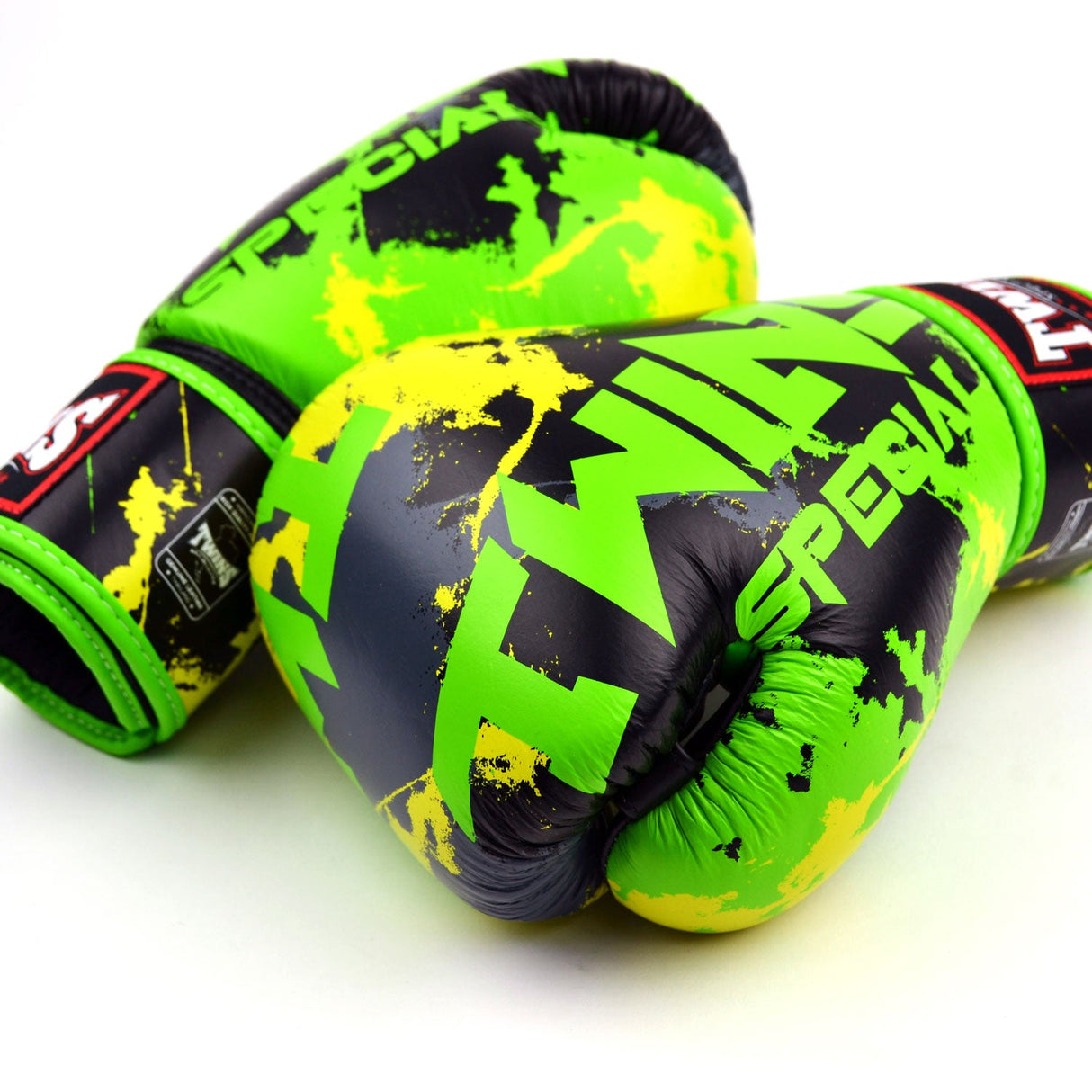 Twins Special FBGVL4 Fancy Boxing Gloves Candy Black-Green