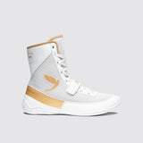 Fly Kids Storm 2 Boxing Boots White/Gold
