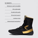 Fly Storm 2 Boxing Boots Black/Gold