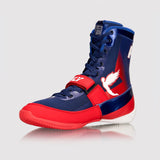 Fly Storm Boxing Boots Blue/White/Red