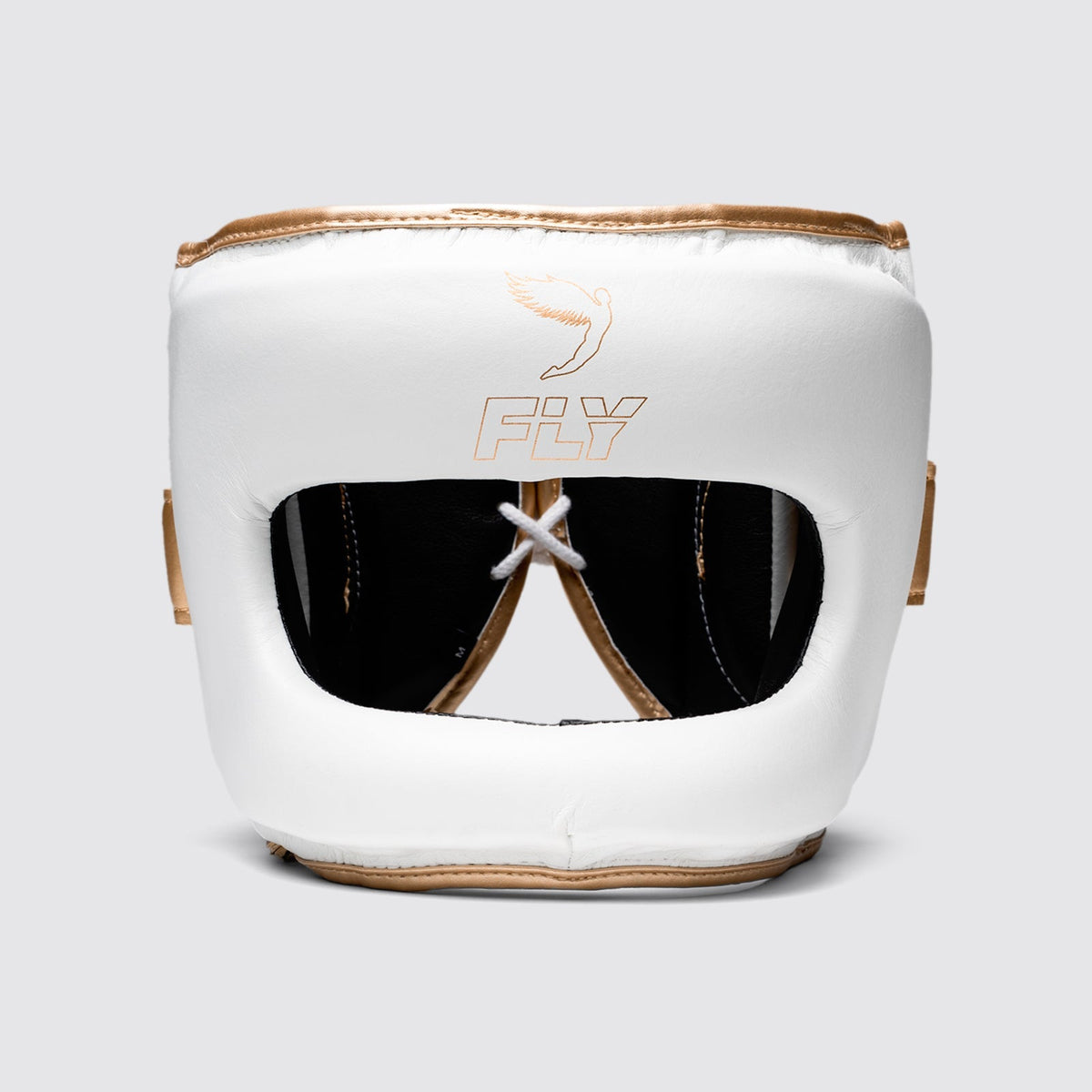 Fly Superbar X Headguard White/Grey/Gold