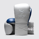 Fly Superlace Pro X 2 Boxing Gloves Grey/Space Blue
