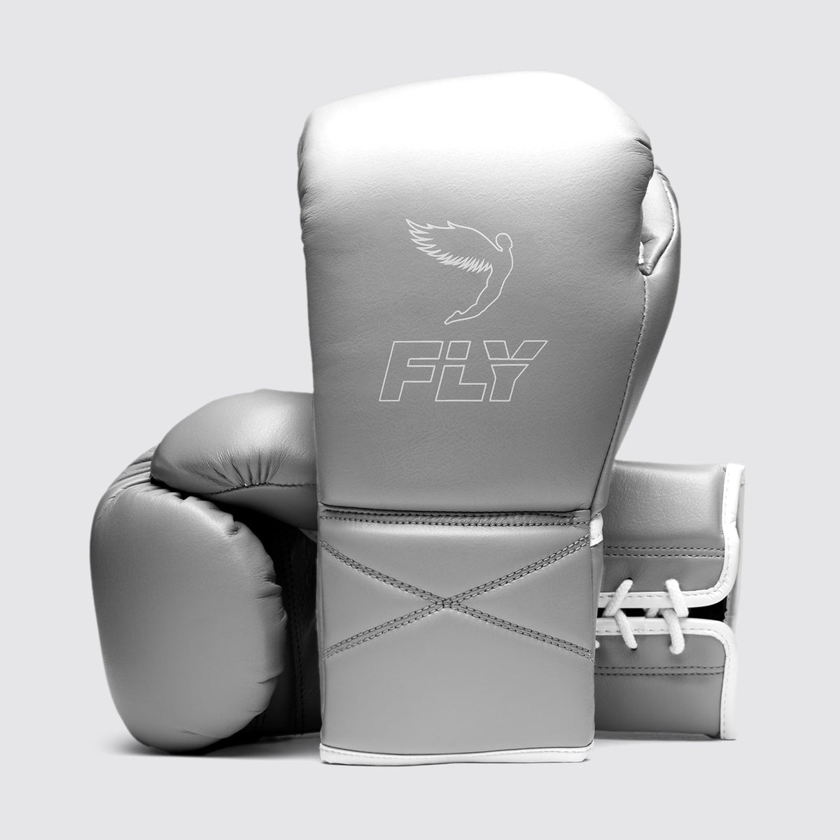 Fly Superlace Pro X 2 Boxing Gloves Grey