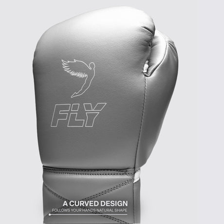 Fly Superlace Pro X 2 Boxing Gloves Grey