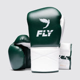 Fly Superlace Pro X 2 Boxing Gloves Petrol Green/White