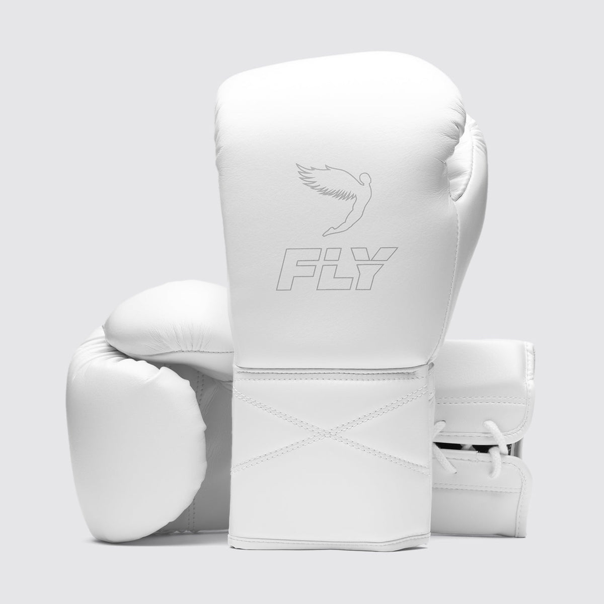 Fly Superlace Pro X 2 Boxing Gloves White