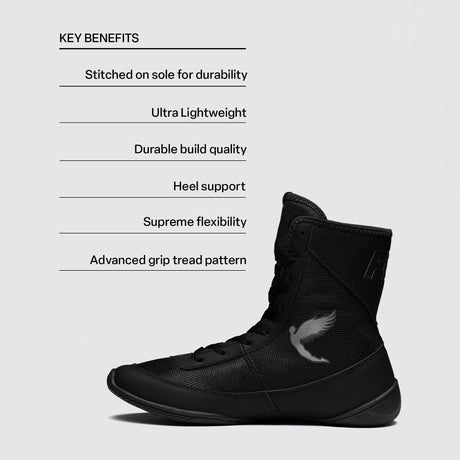 Fly Tempest Boxing Boots Black