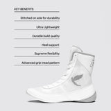 Fly Tempest Boxing Boots White