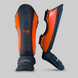 Fumetsu Icon Thai Shin Guards Black/Orange