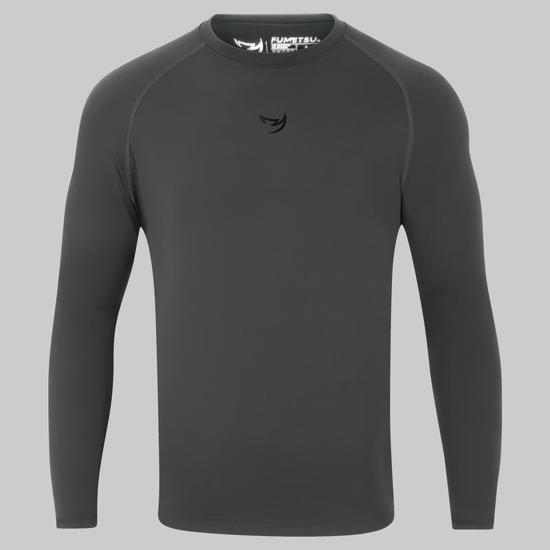Fumetsu Origins Long Sleeve Rash Guard Grey from Made4Fighters