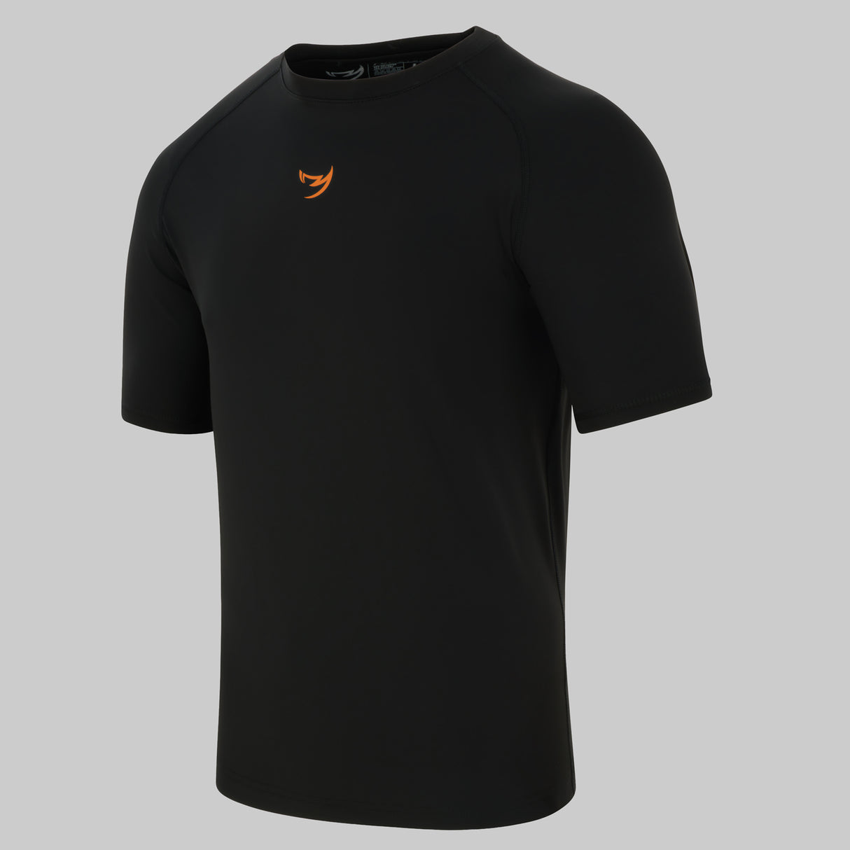 Fumetsu Origins Short Sleeve Rash Guard Black/Orange