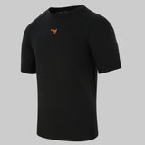 Fumetsu Origins Short Sleeve Rash Guard Black/Orange