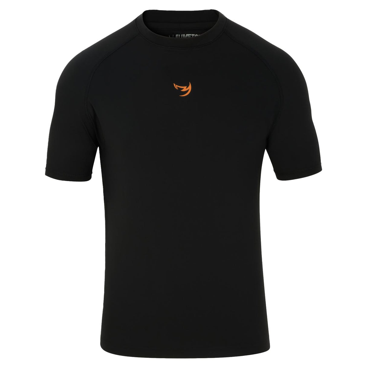 Fumetsu Origins Short Sleeve Rash Guard Black/Orange
