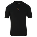 Fumetsu Origins Short Sleeve Rash Guard Black/Orange