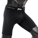Fairtex GC3 Compression Shorts With Athletic Cup Black