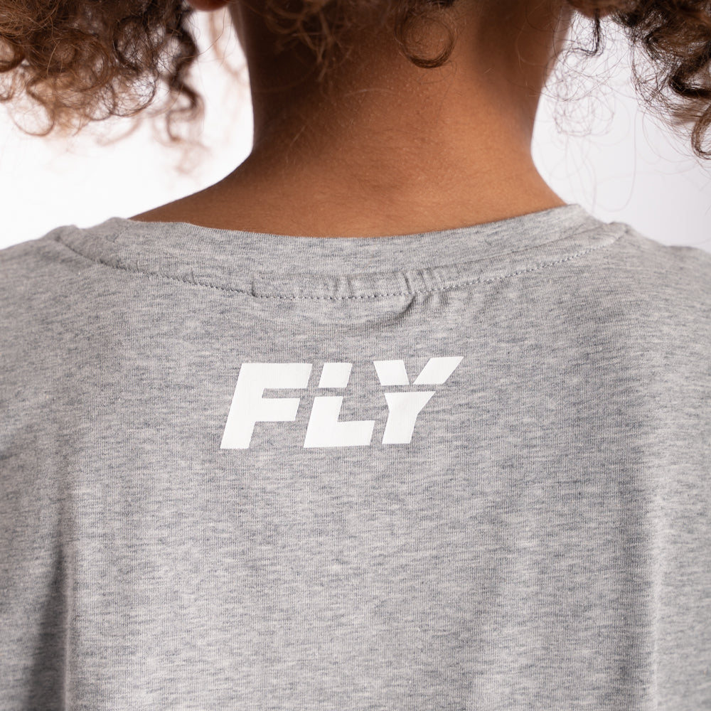 Fly Kids Big Logo Tee Grey