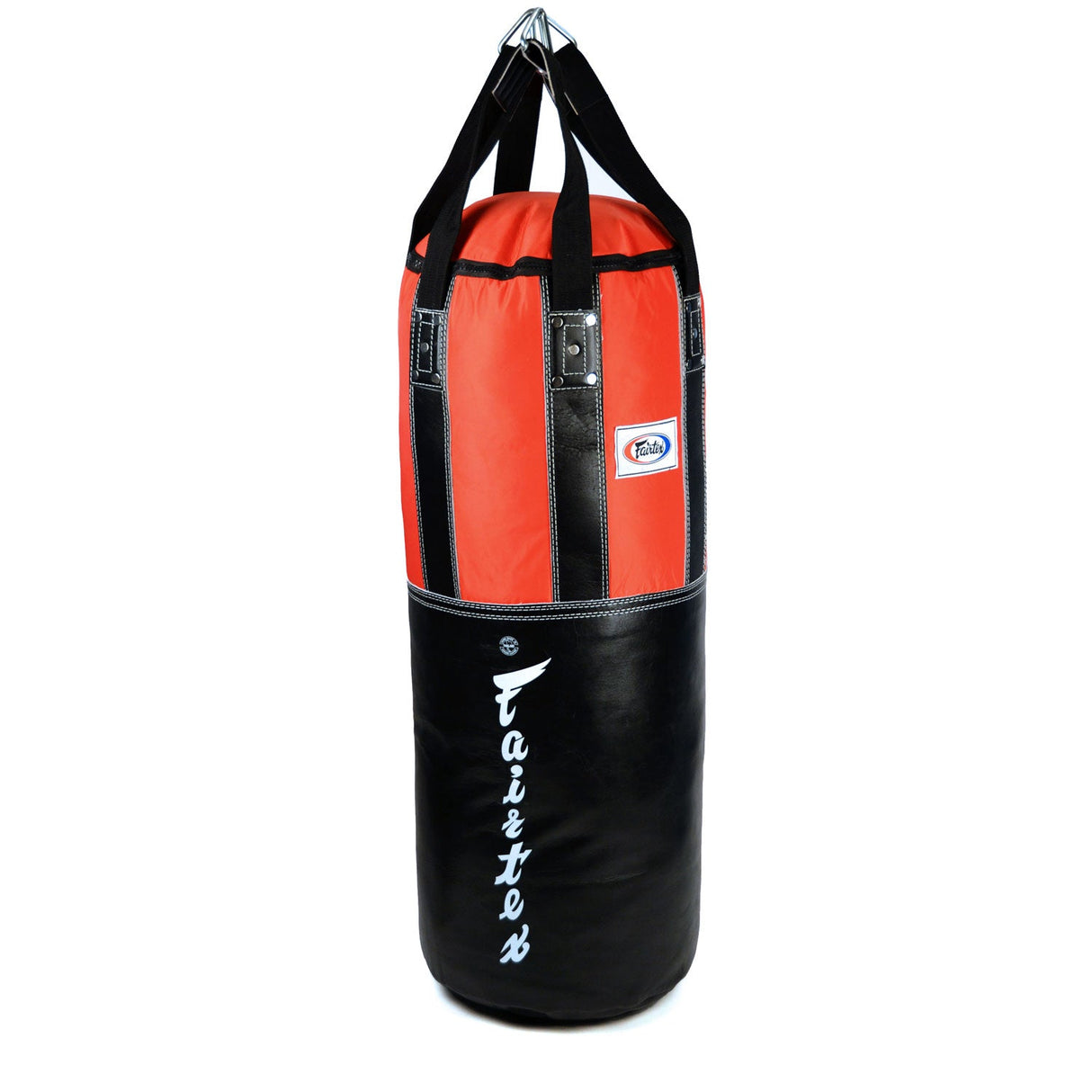 Fairtex HB3 Extra Large Leather Heavy Bag (Un-Filled) Black/Red