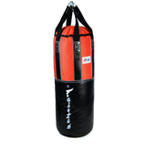 Fairtex HB3 Extra Large Leather Heavy Bag (Un-Filled) Black/Red