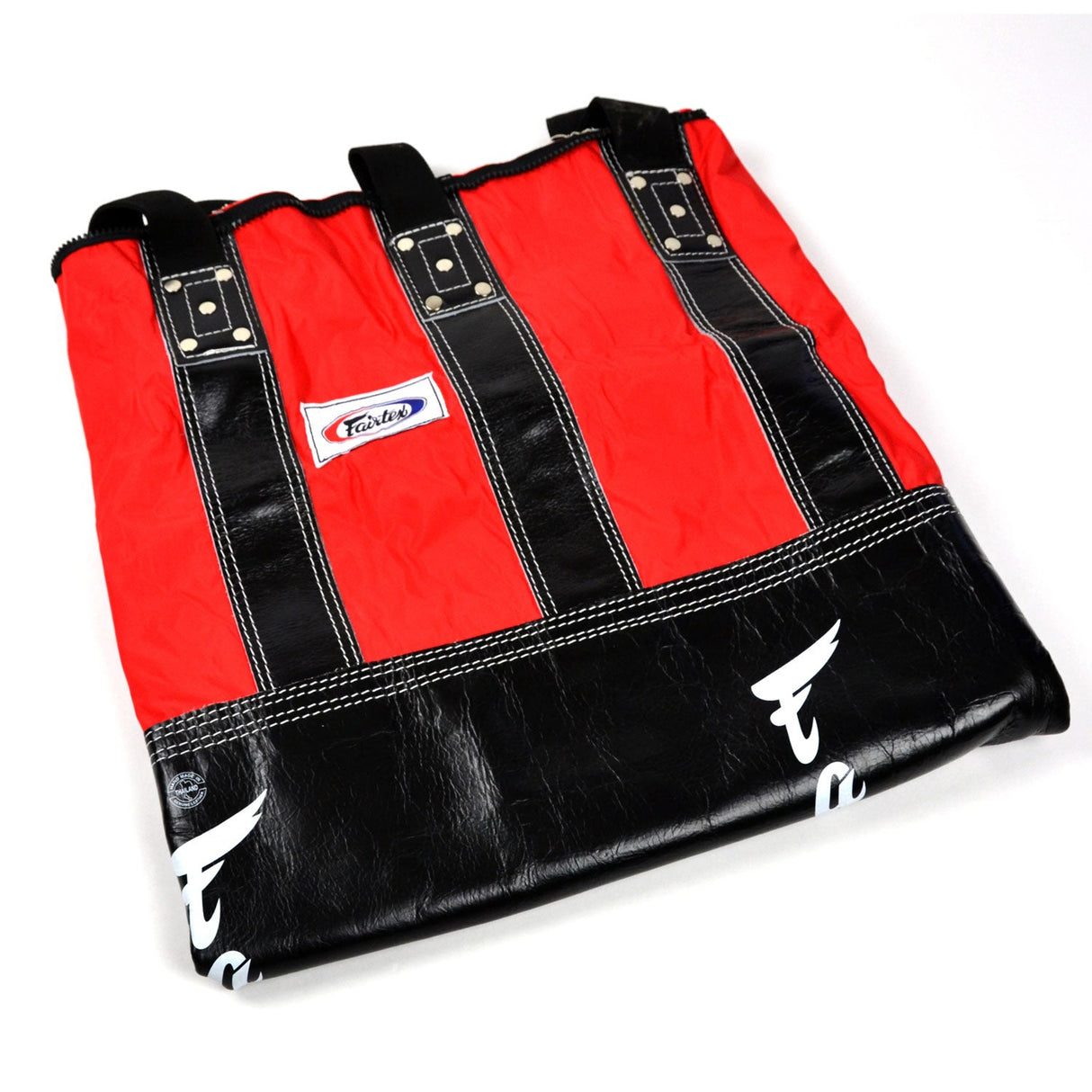 Fairtex HB3 Extra Large Leather Heavy Bag (Un-Filled) Black/Red
