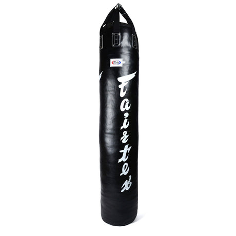 Fairtex HB6 6ft Muay Thai Banana Bag (Un-Filled) Black/White