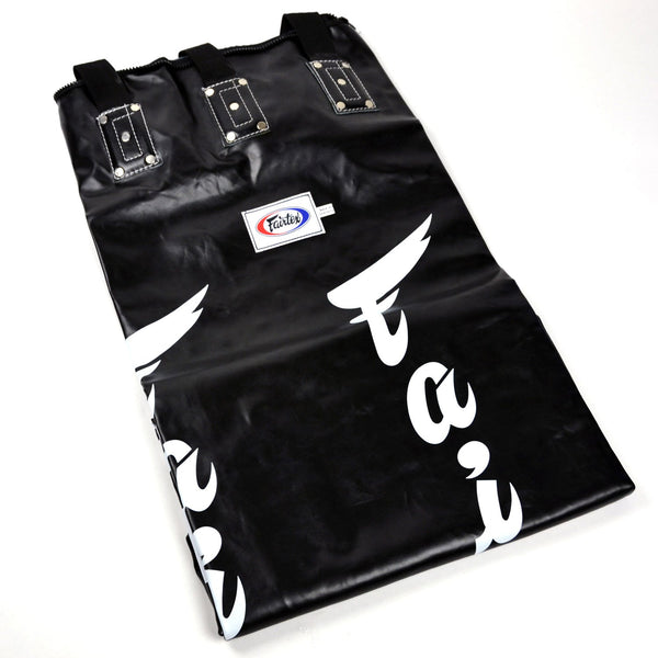 Fairtex HB6 6ft Muay Thai Banana Bag (Un-Filled) Black/White from