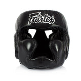 Fairtex HG13 Diagonal Vision Sparring Headguard Black
