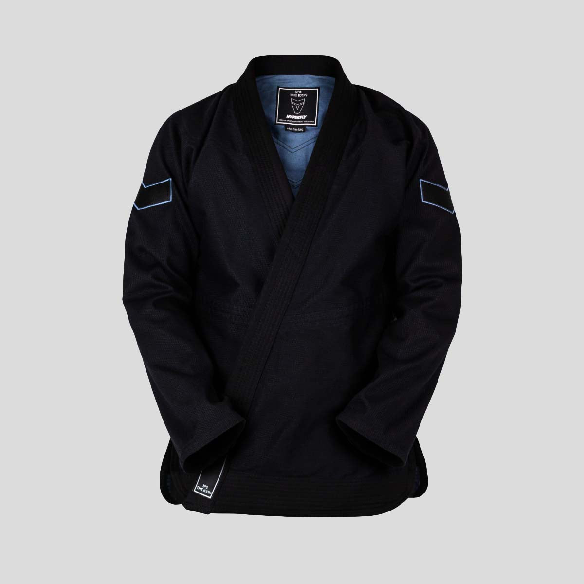 Hyperfly Icon V Wolf Grey BJJ Gi Black