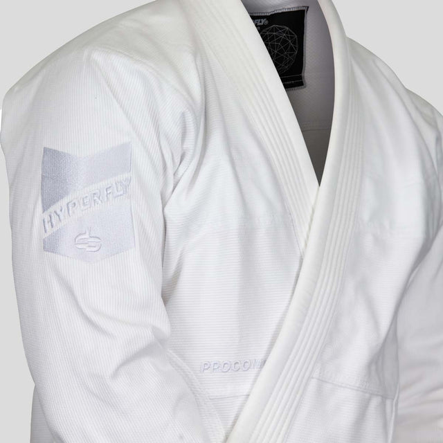 Hyperfly ProComp Lyte Void BJJ Gi White