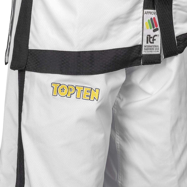 Top Ten ITF Master Instructor Gold Edition Dobok White