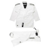 Grau auf weißem Tatami Fightwear Estilo Black Label Mens Bjj Gi