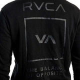 Schwarzer RVCA Swift Box Reißverschluss Hoodie