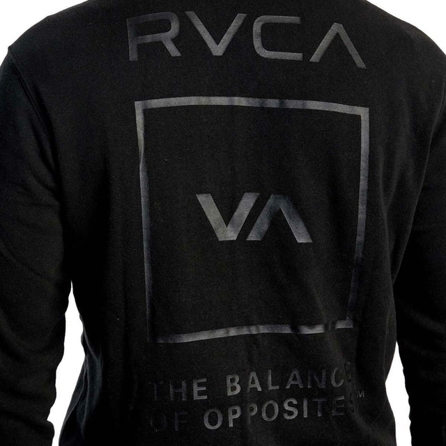 Black RVCA Swift Box Zipped Hoodie