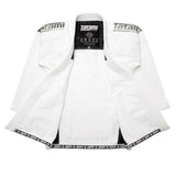 Grau auf weißem Tatami Fightwear Estilo Black Label Mens Bjj Gi