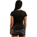 Schwarz/Weiß Venum UFC Replica Frauen-T-Shirt