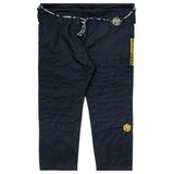 Gold on Navy Tatami Fightwear Estilo Black Label Mens BJJ GI