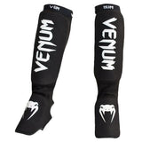 Venum Kontact Shin Instep Guards Black/White
