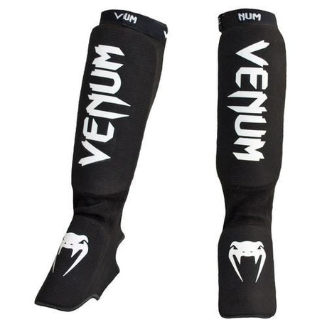 Venum BONTACT SHIN INSISCH GUARDS Schwarz/Weiß