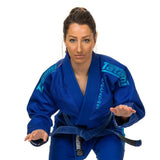 Blue/Blue Tatami Fightwear Estilo Black Label Ladies BJJ Gi F1  